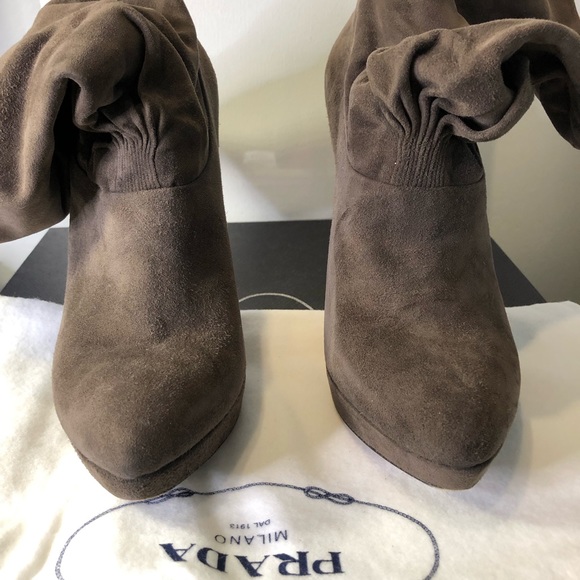 PRADA Suede Boots - Picture 2 of 7